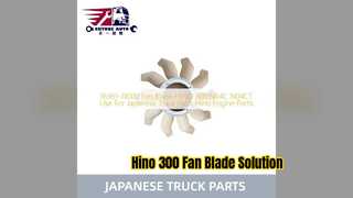 Hino 300 N04C Fan Blade Replacement Part
