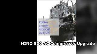 Компрессор переменного тока HINO 500, 24 В, надежное решение для охлаждения грузовиков