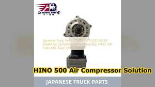 Замена насоса S2910E0C02 воздушного компрессора HINO 500 J08E