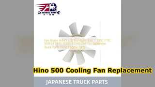 Лопасть вентилятора двигателя Hino 500 16361 E0140 Замена