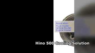 Муфта вентилятора Hino 500 16250 E0070 J08E Двигатель