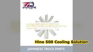 Лопасть вентилятора Hino 500 16361 78060 Прочное охлаждение двигателя