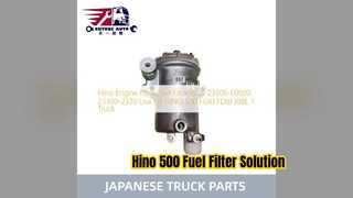 Замена топливного фильтра Hino 500 в сборе 23300 E0020