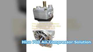 Замена насоса S2910 E0A71 воздушного компрессора Hino 700 E13C