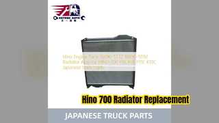 Замена радиатора Hino 700 Profia P11C K13C в сборе