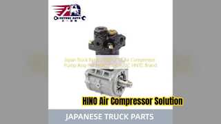 Замена насоса воздушного компрессора HINO F17C F20C 29100 2151