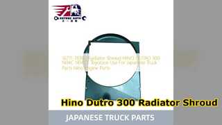 Кожух радиатора Hino Dutro 300 16711 78300 Замена