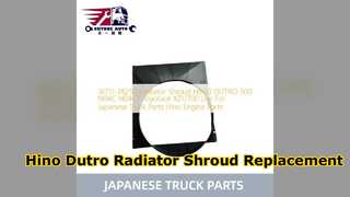Кожух радиатора Hino Dutro 300 16711 78250 Замена