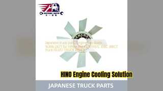 Лопасть вентилятора двигателя HINO J08C 16306 2671 Замена