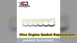 Замена прокладки головки блока цилиндров двигателя Hino P11C J08C