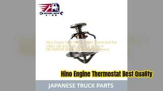 Замена термостата S1632 E9040 двигателя Hino J05E J08E