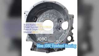 Замена корпуса маховика Hino J08E J08C 11308 E0B71