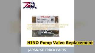 HINO Truck Pump Overflow Valve 090310 0500 Replacement