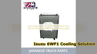 Isuzu 6WF1 Радиатор в сборе 1214109000 Запчасти для грузовиков премиум-класса