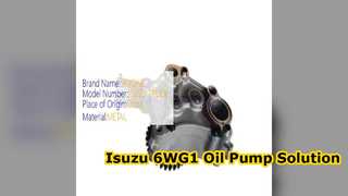 Масляный насос Isuzu 6WG1 8974318770 для экскаваторов ZX460 ZX450