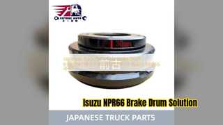 Запасная часть заднего тормозного барабана Isuzu NPR66