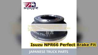 Руководство по замене заднего тормозного барабана Isuzu NPR66