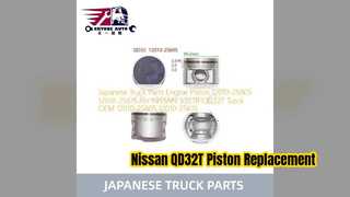 Замена поршня двигателя Nissan QD32T 12010 2S605