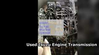 Продажа двигателя Isuzu 6HE1 б/у