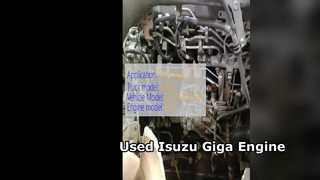 Продажа двигателя Isuzu Giga 6WG1 б/у