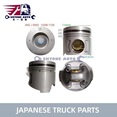 Детали двигателя Hino Поршень в сборе 13306-1120 для грузовика HINO 500 J05CT S05C S05D